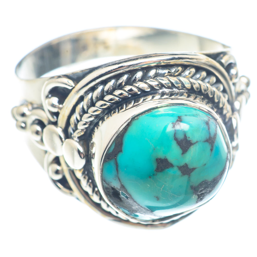 Tibetan Turquoise Rings handcrafted by Ana Silver Co - RING71690
