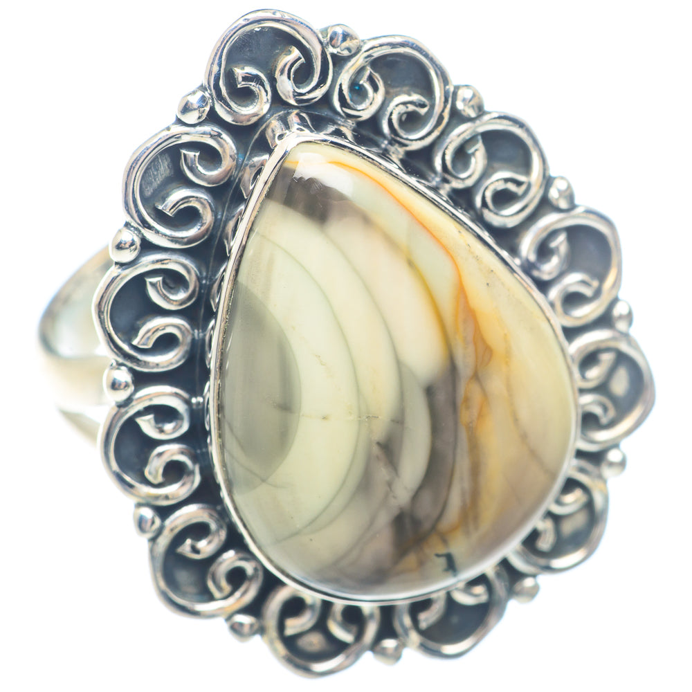 Willow Creek Jasper Rings handcrafted by Ana Silver Co - RING71733 - Photo 2