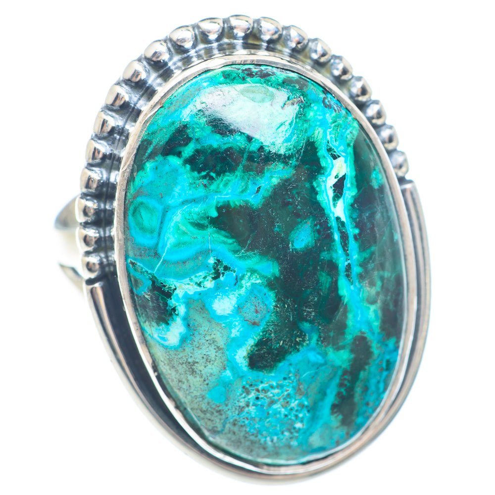 Chrysocolla Rings handcrafted by Ana Silver Co - RING71751