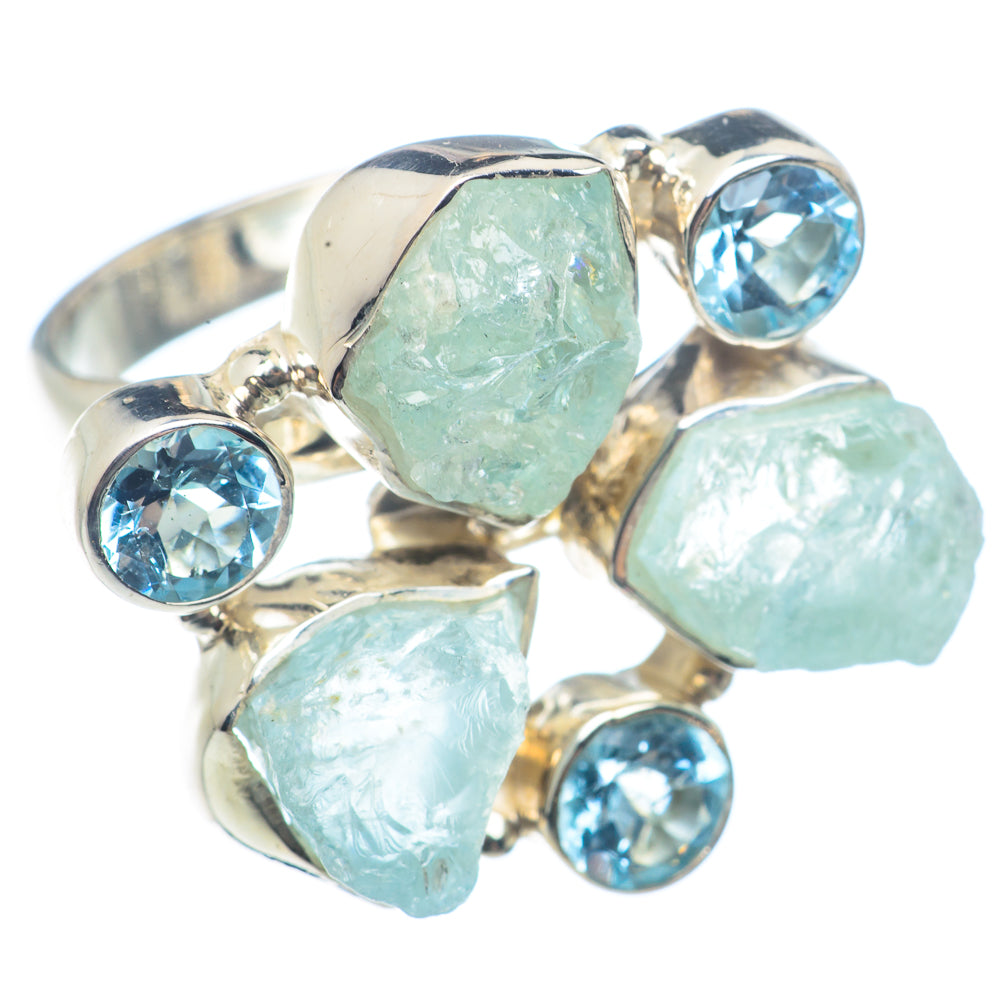 Aquamarine Rings handcrafted by Ana Silver Co - RING71814