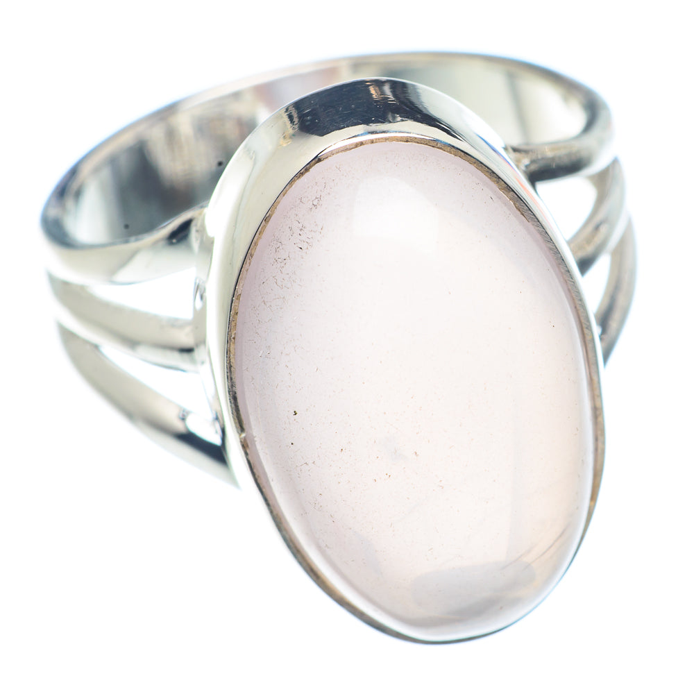 Rose Quartz Rings handcrafted by Ana Silver Co - RING71830