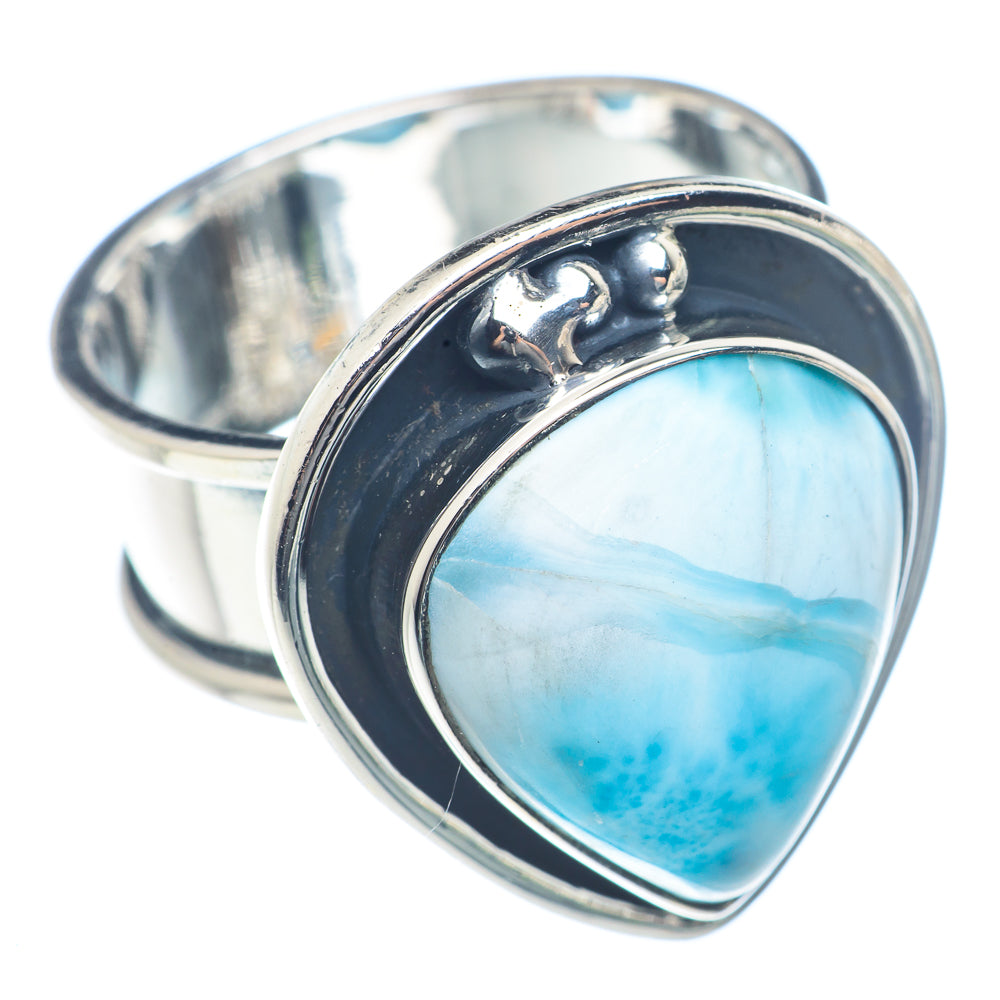 Larimar Rings handcrafted by Ana Silver Co - RING71853