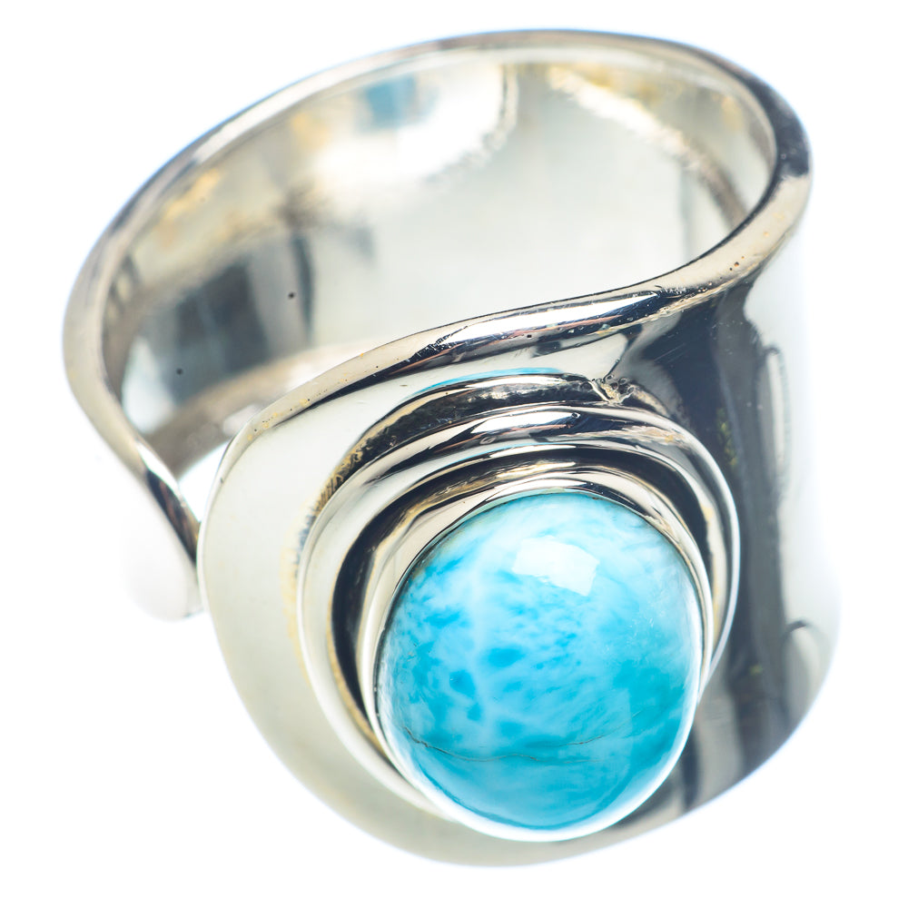 Larimar Rings handcrafted by Ana Silver Co - RING71855