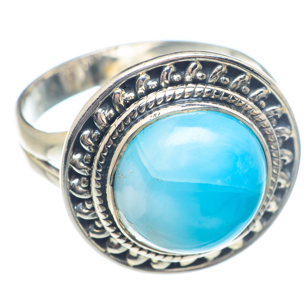 Larimar Rings handcrafted by Ana Silver Co - RING71899
