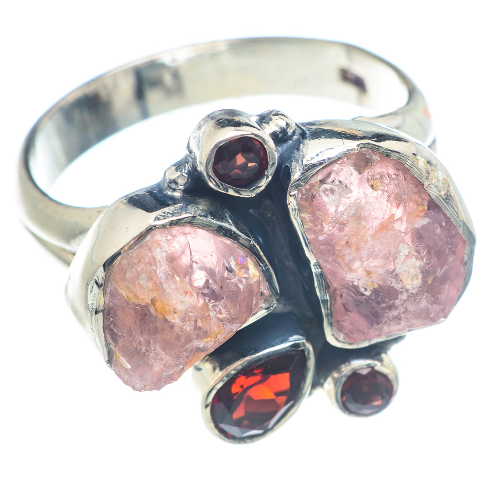 Rose Quartz Rings handcrafted by Ana Silver Co - RING71945
