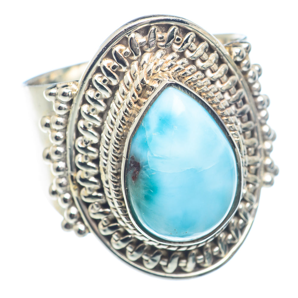 Larimar Rings handcrafted by Ana Silver Co - RING71959