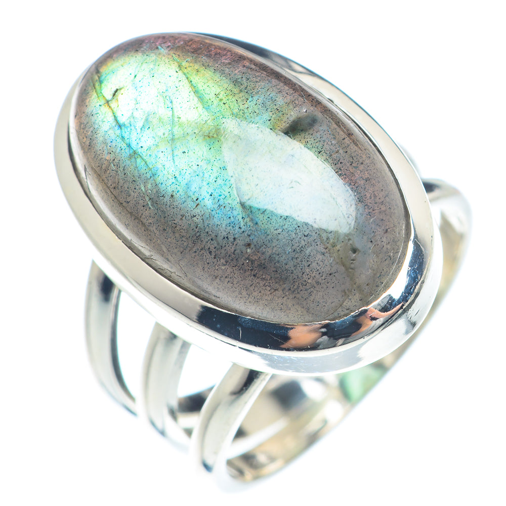 Labradorite Rings handcrafted by Ana Silver Co - RING71969