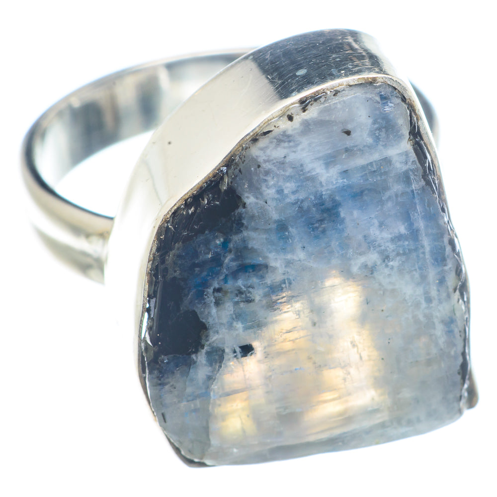 Rainbow Moonstone Rings handcrafted by Ana Silver Co - RING71987
