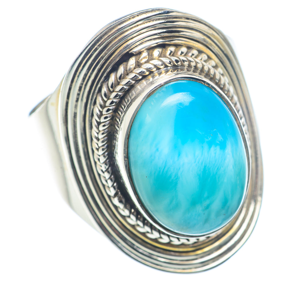 Larimar Rings handcrafted by Ana Silver Co - RING72035