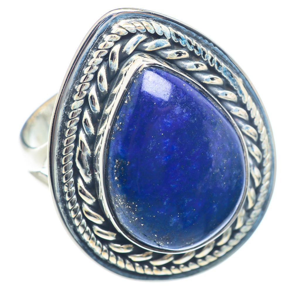 Lapis Lazuli Rings handcrafted by Ana Silver Co - RING72037