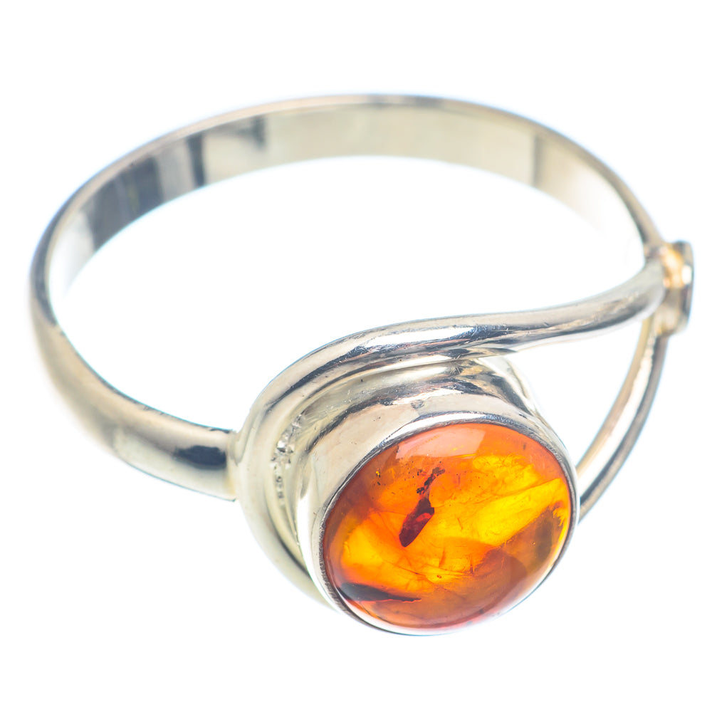 Baltic Amber Rings handcrafted by Ana Silver Co - RING72048