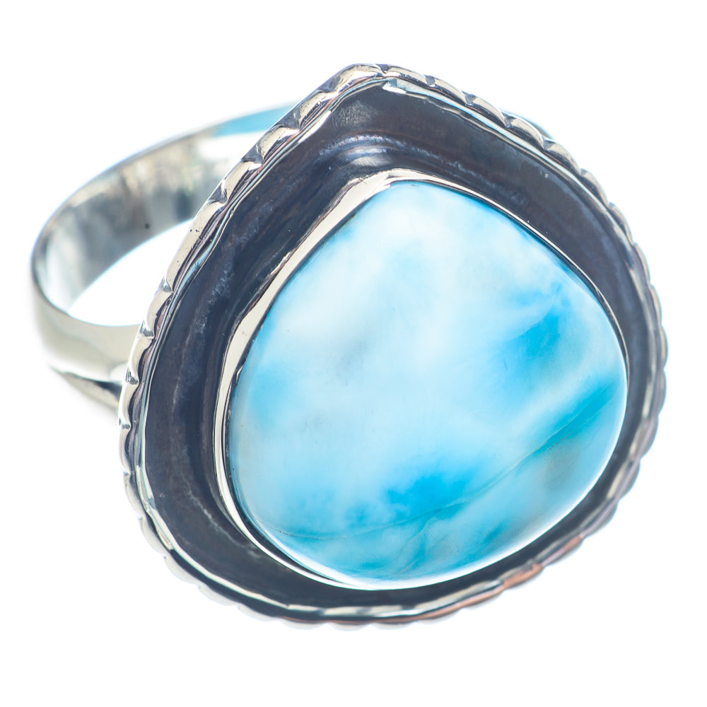 Larimar Rings handcrafted by Ana Silver Co - RING72137