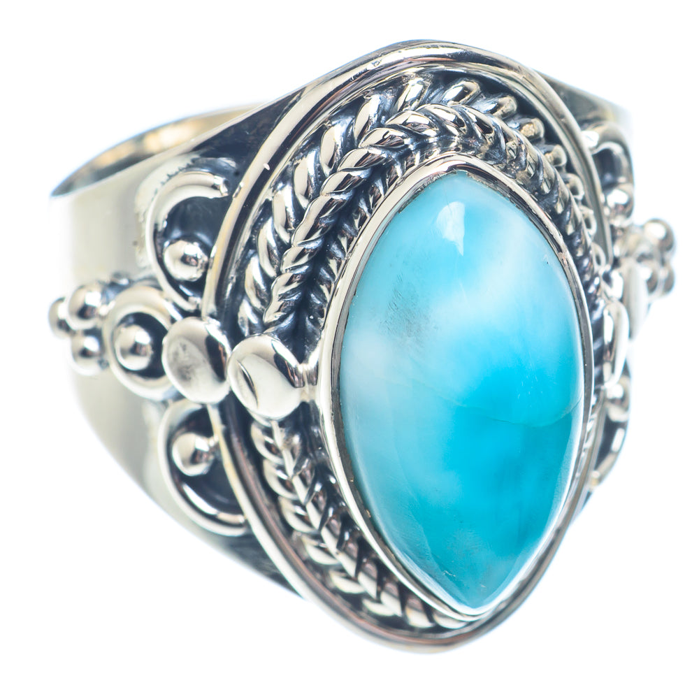 Larimar Rings handcrafted by Ana Silver Co - RING72139