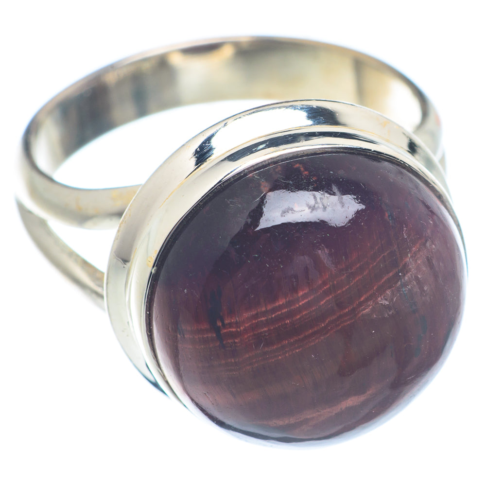 Red Tiger Eye Rings handcrafted by Ana Silver Co - RING72150
