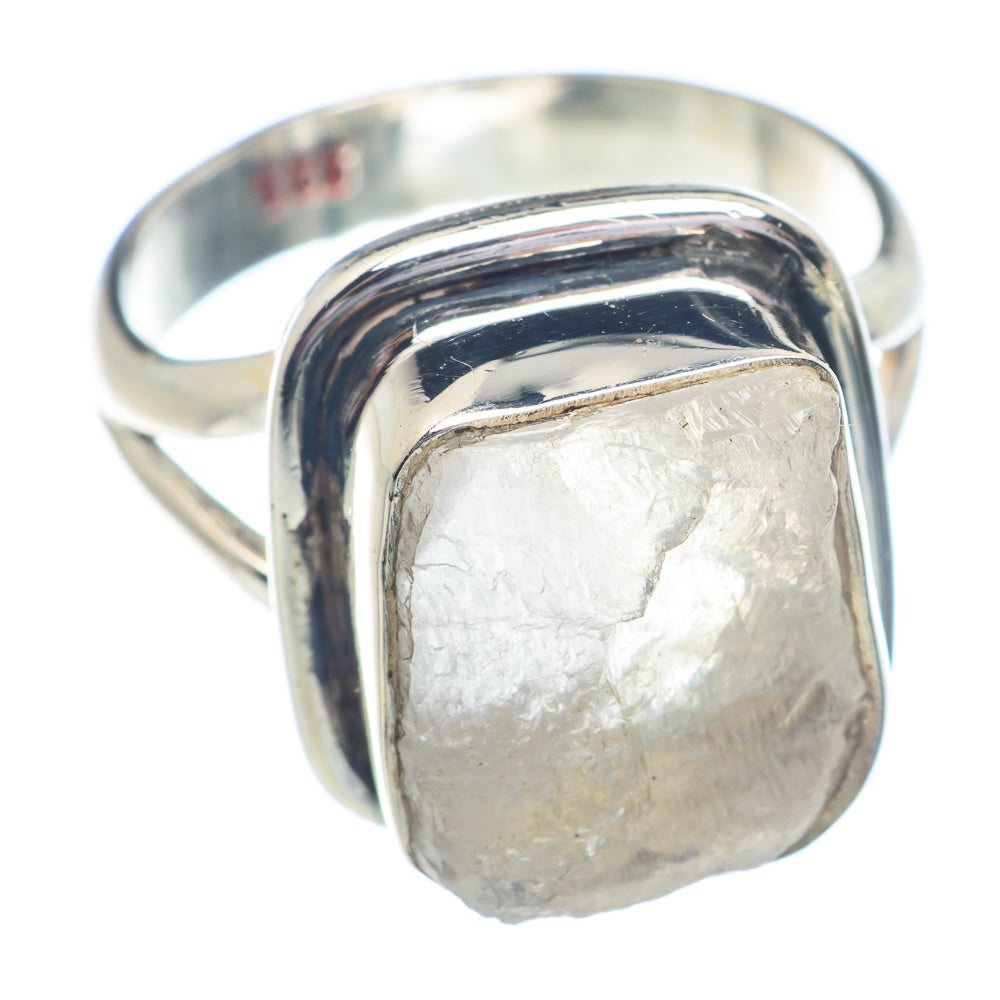 Rainbow Moonstone Rings handcrafted by Ana Silver Co - RING72214
