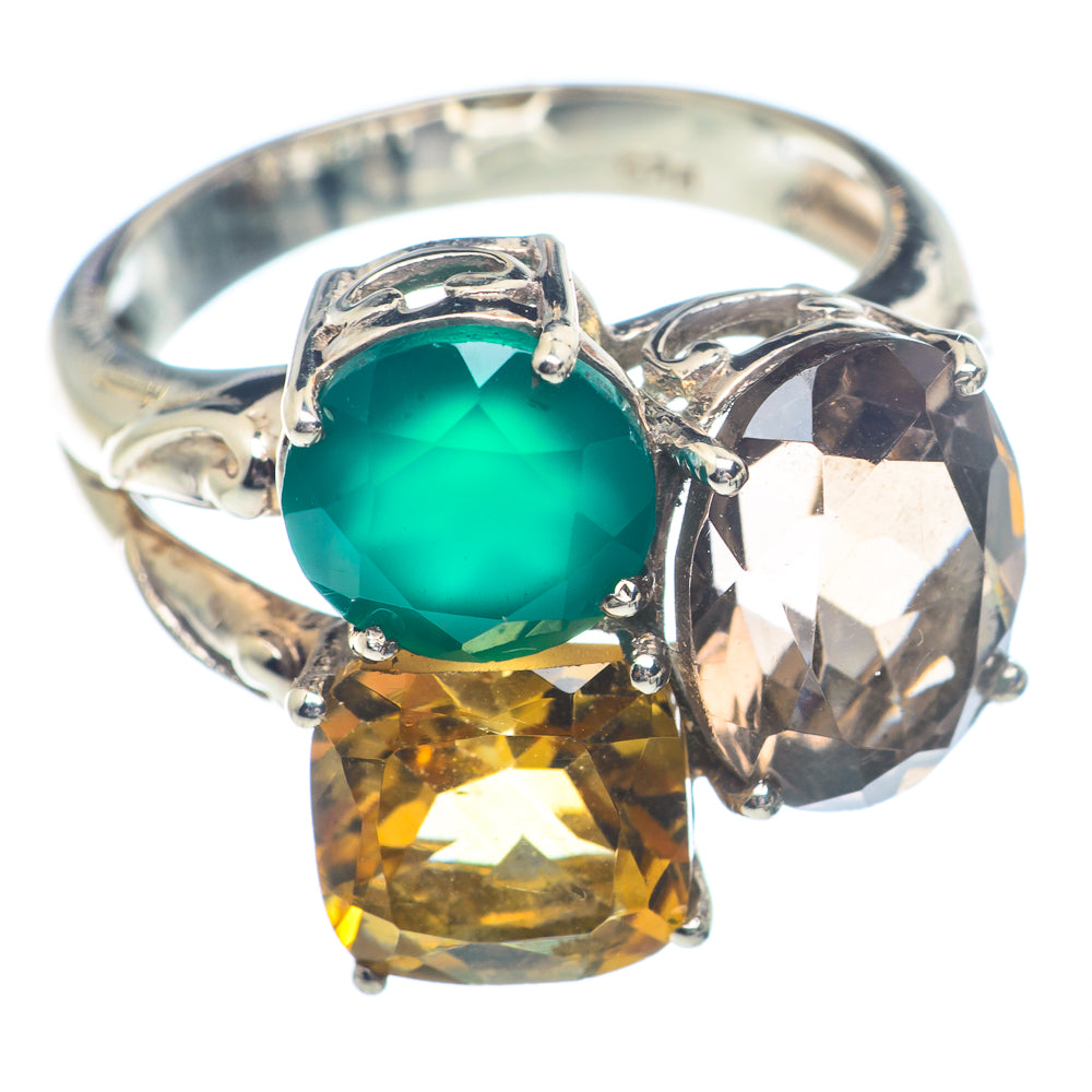 Smoky Quartz Rings handcrafted by Ana Silver Co - RING72218