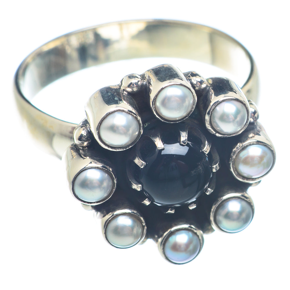 Black Onyx Rings handcrafted by Ana Silver Co - RING72294