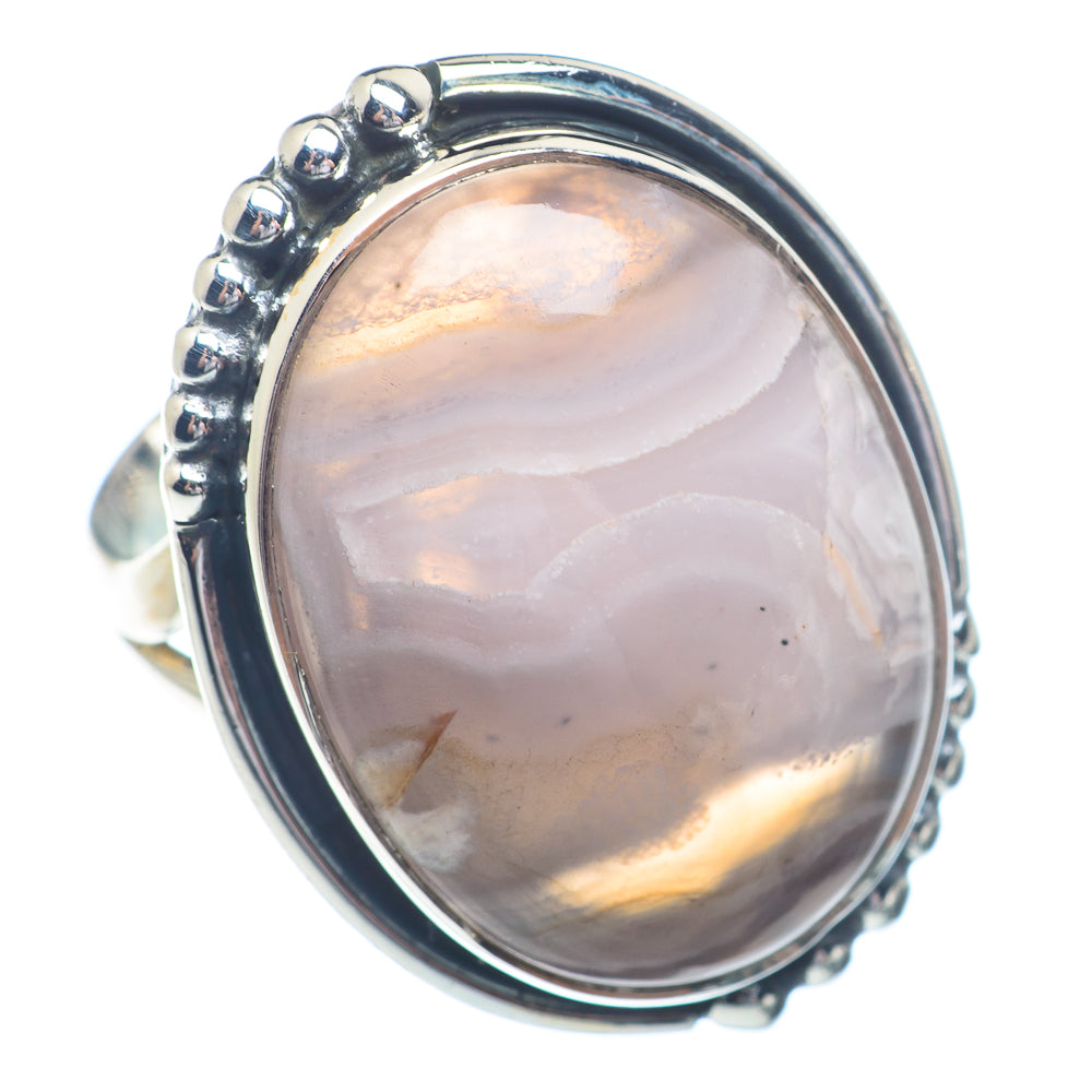Botswana Agate Rings handcrafted by Ana Silver Co - RING72297