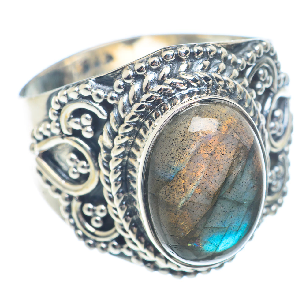 Labradorite Rings handcrafted by Ana Silver Co - RING72308