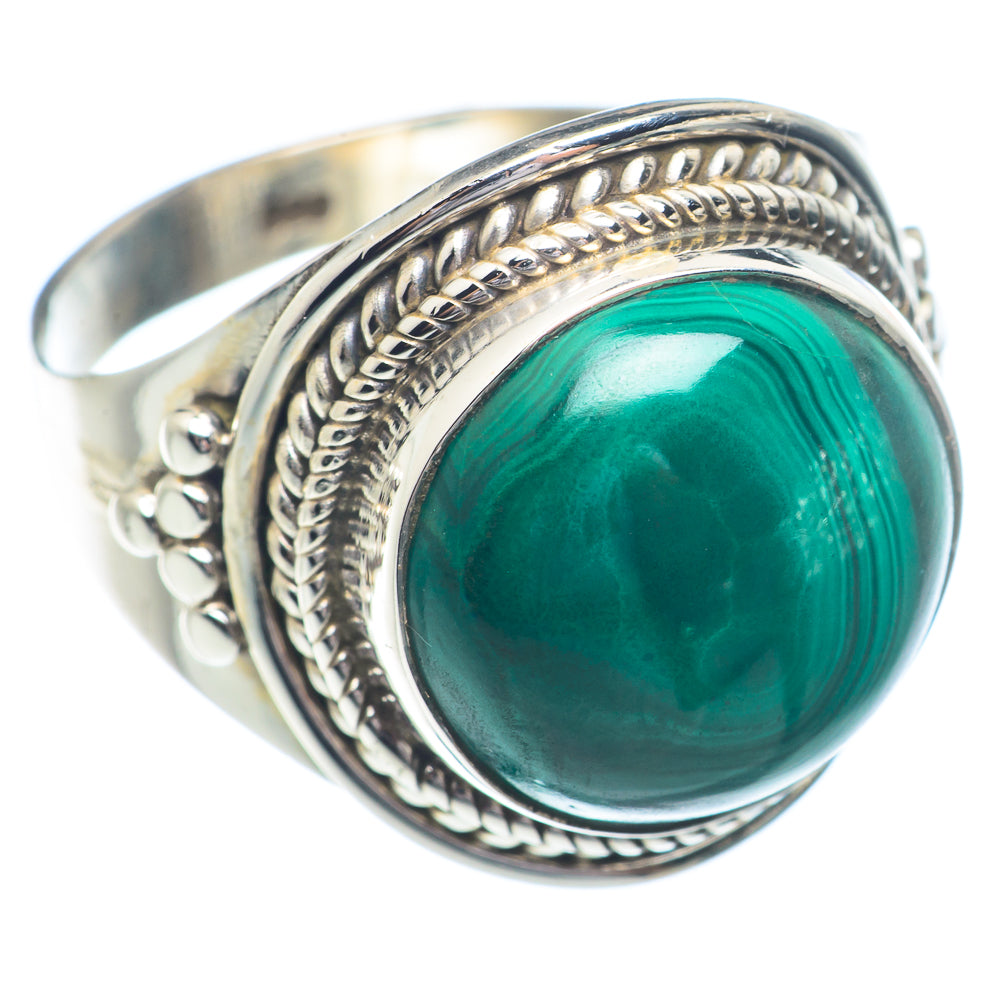 Malachite Rings handcrafted by Ana Silver Co - RING72312