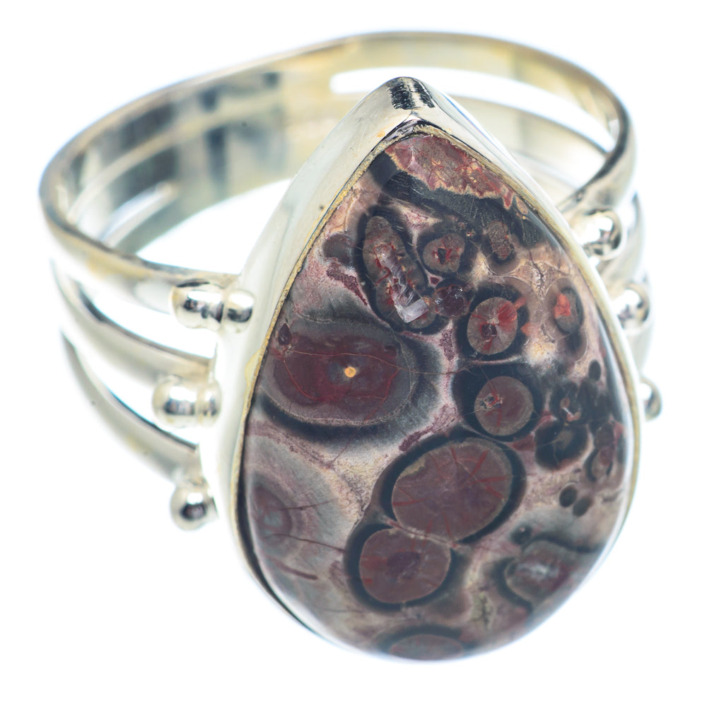 Poppy Jasper Rings handcrafted by Ana Silver Co - RING72356