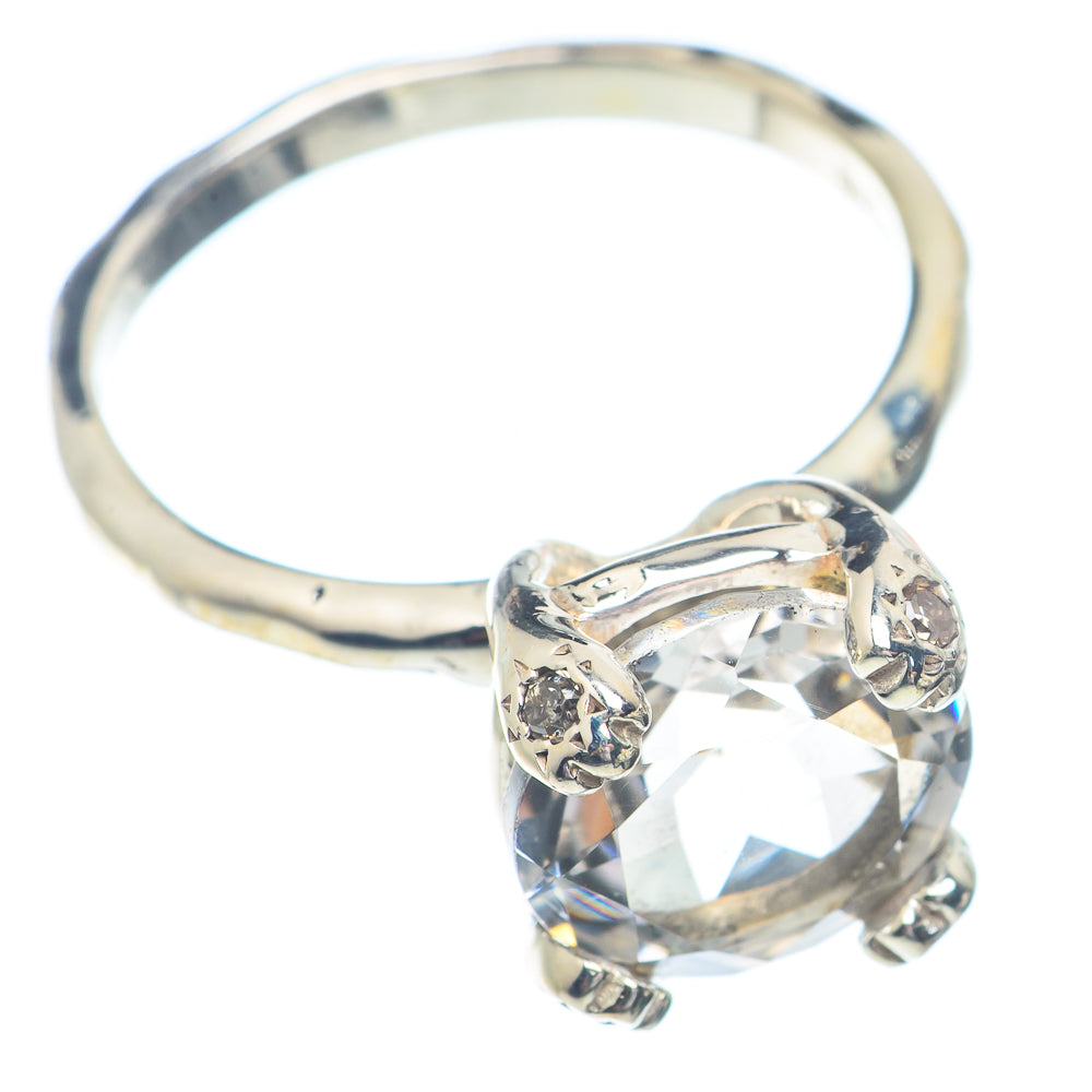 White Quartz Rings handcrafted by Ana Silver Co - RING72373