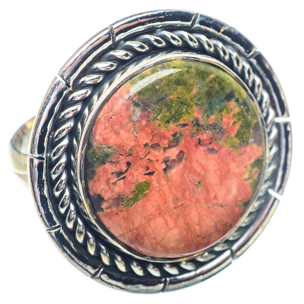 Unakite Rings handcrafted by Ana Silver Co - RING72401