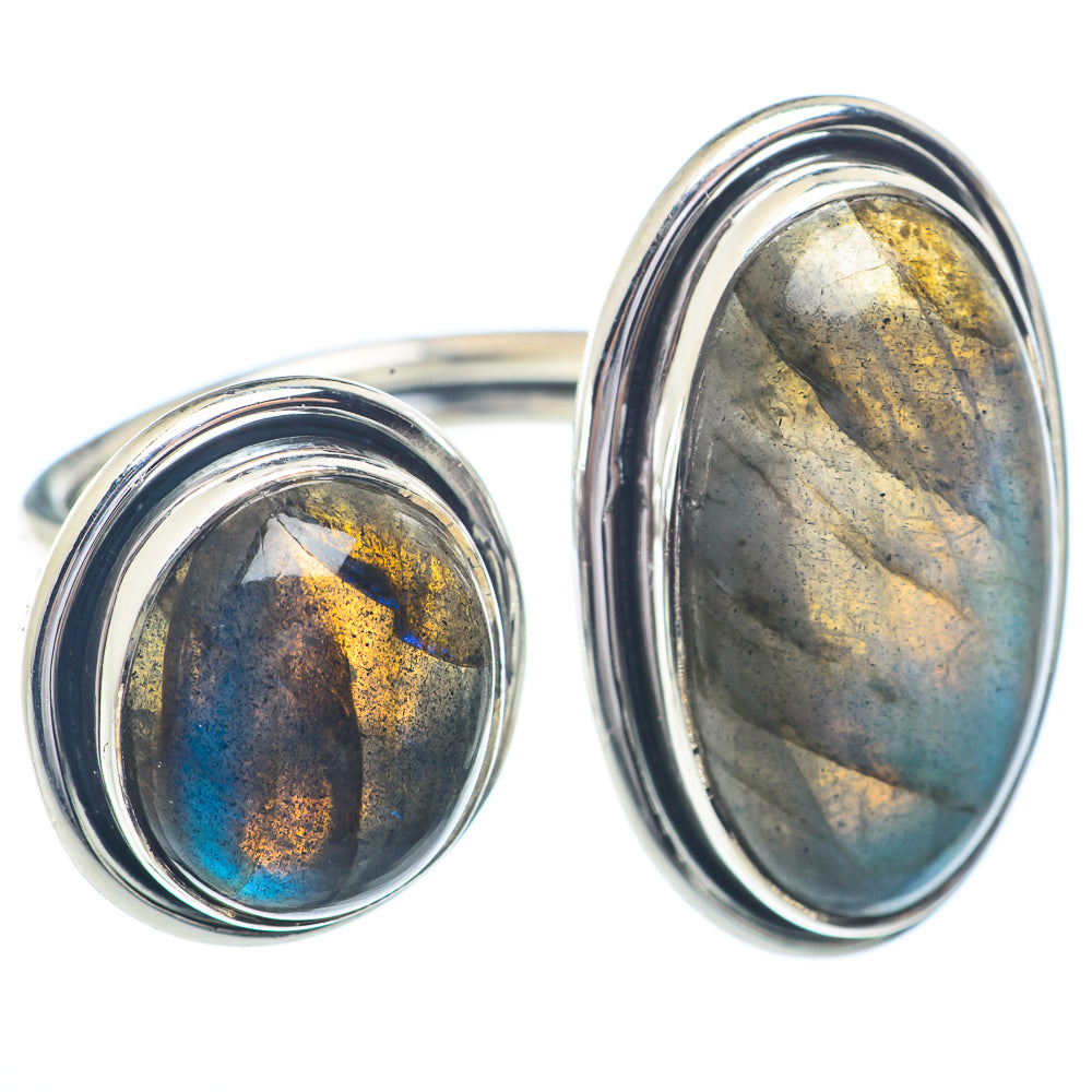 Labradorite Rings handcrafted by Ana Silver Co - RING72418