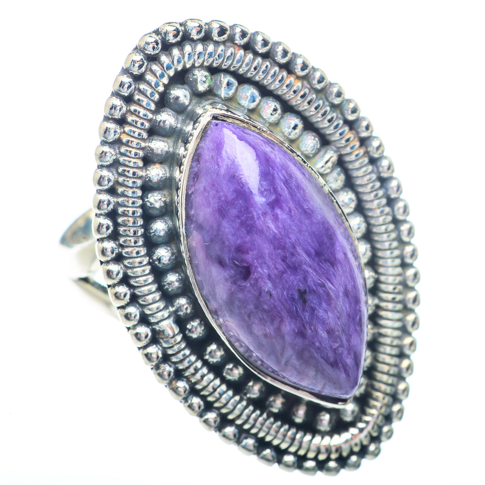 Charoite Rings handcrafted by Ana Silver Co - RING72437