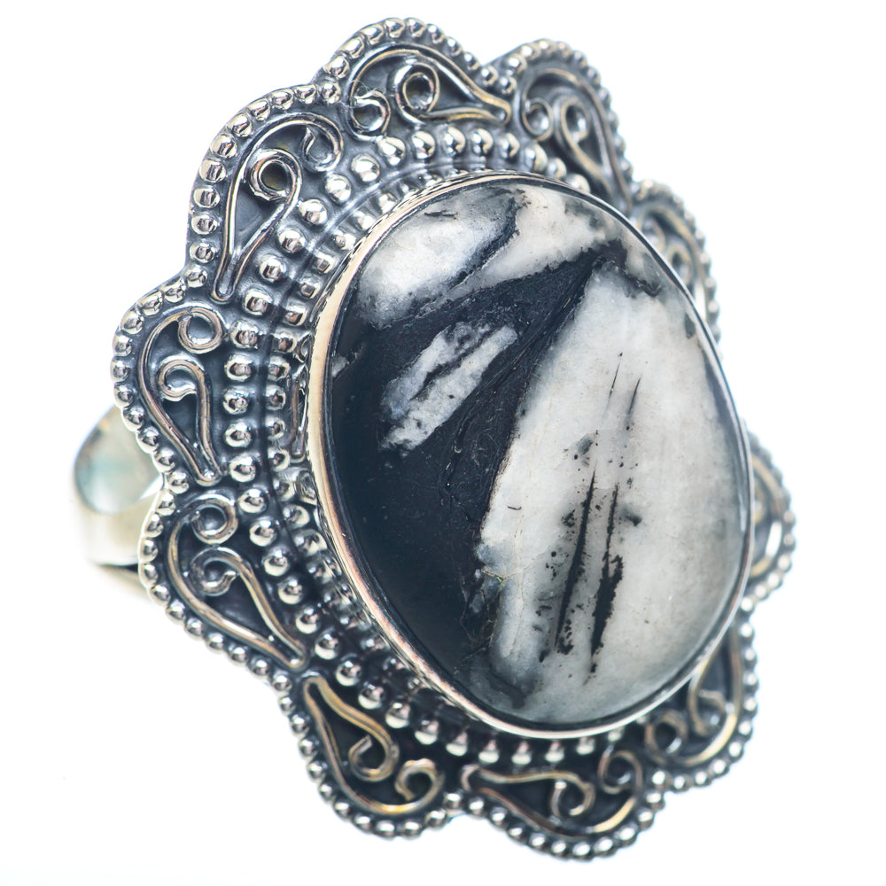 Chrysanthemum Stone Rings handcrafted by Ana Silver Co - RING72441