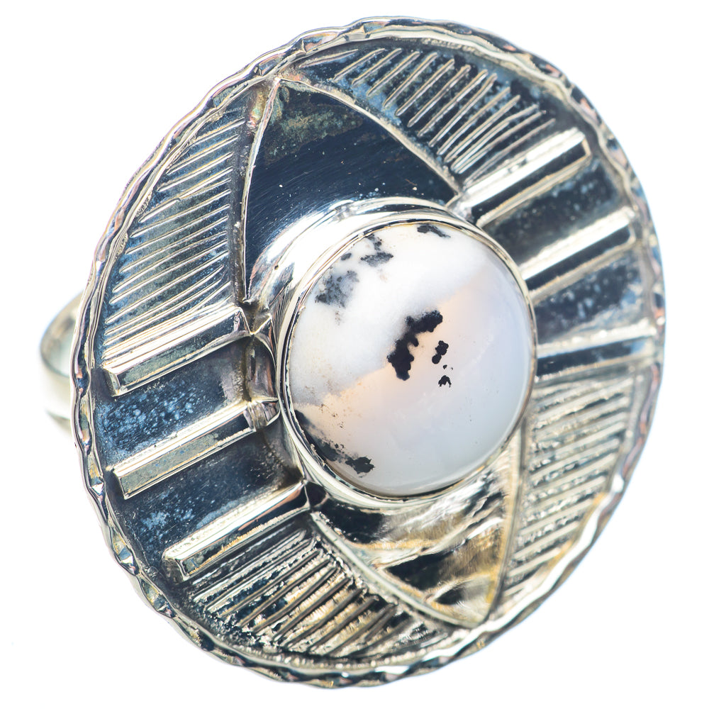 Dendritic Opal Rings handcrafted by Ana Silver Co - RING72443