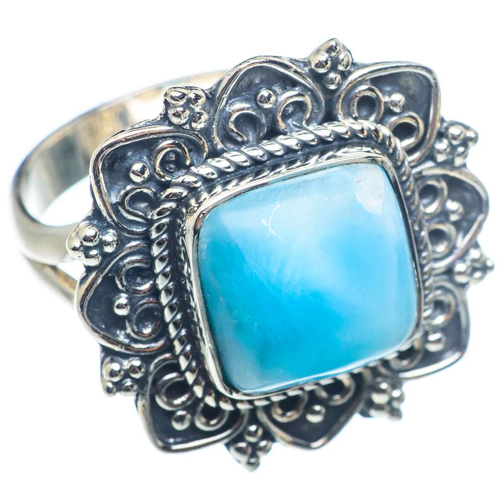Larimar Rings handcrafted by Ana Silver Co - RING72467