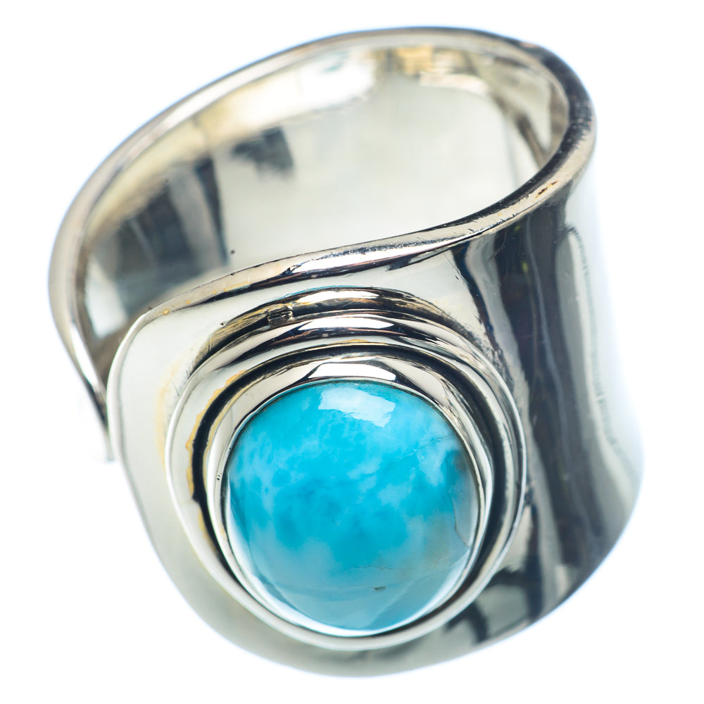 Larimar Rings handcrafted by Ana Silver Co - RING72474
