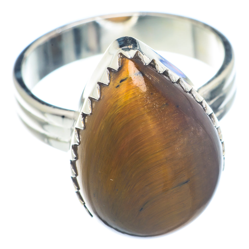 Tiger Eye Rings handcrafted by Ana Silver Co - RING72524