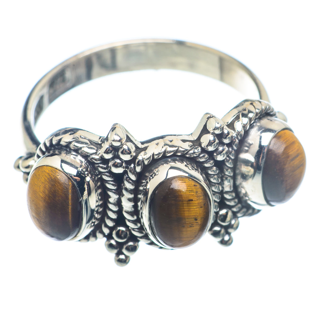 Tiger Eye Rings handcrafted by Ana Silver Co - RING72527