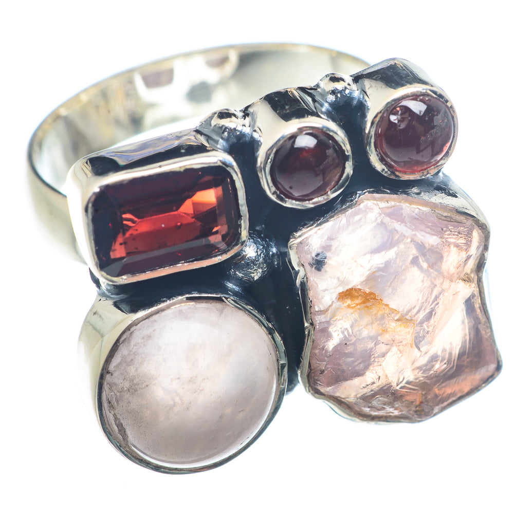 Rose Quartz Rings handcrafted by Ana Silver Co - RING72533