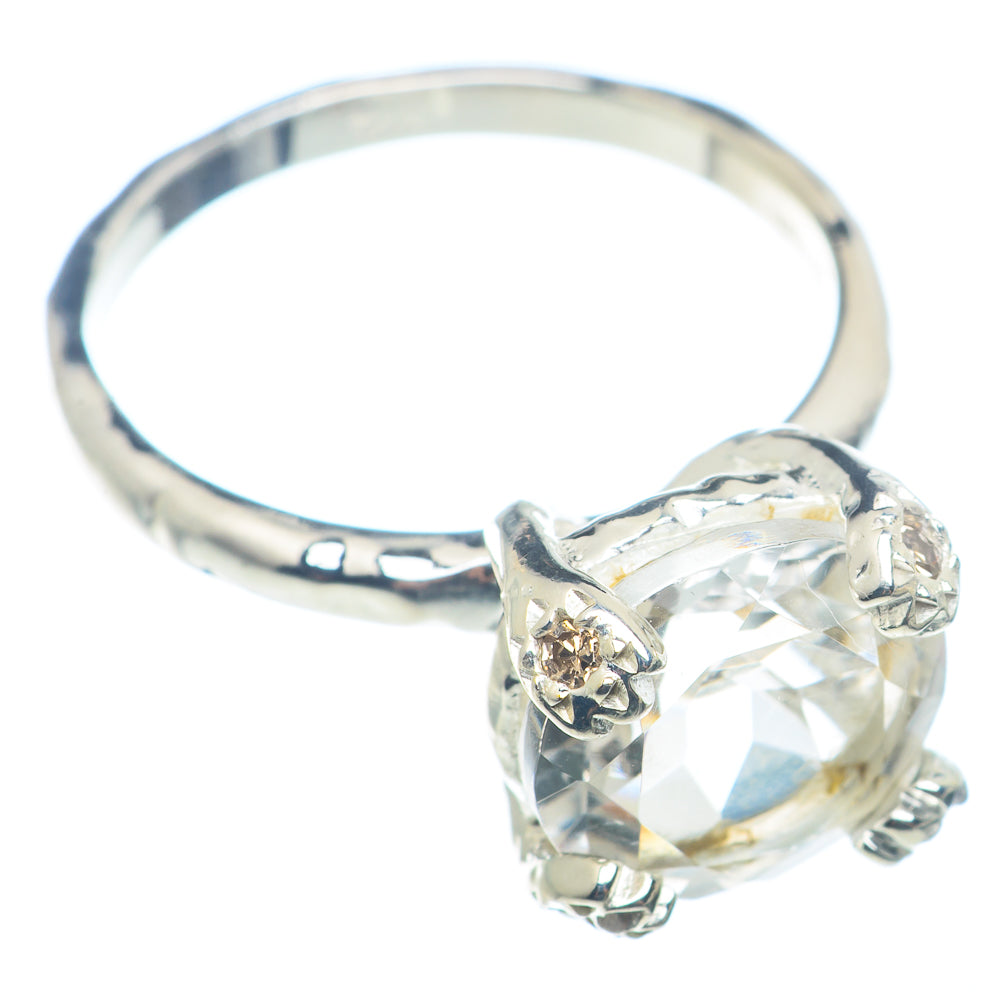 White Quartz Rings handcrafted by Ana Silver Co - RING72547