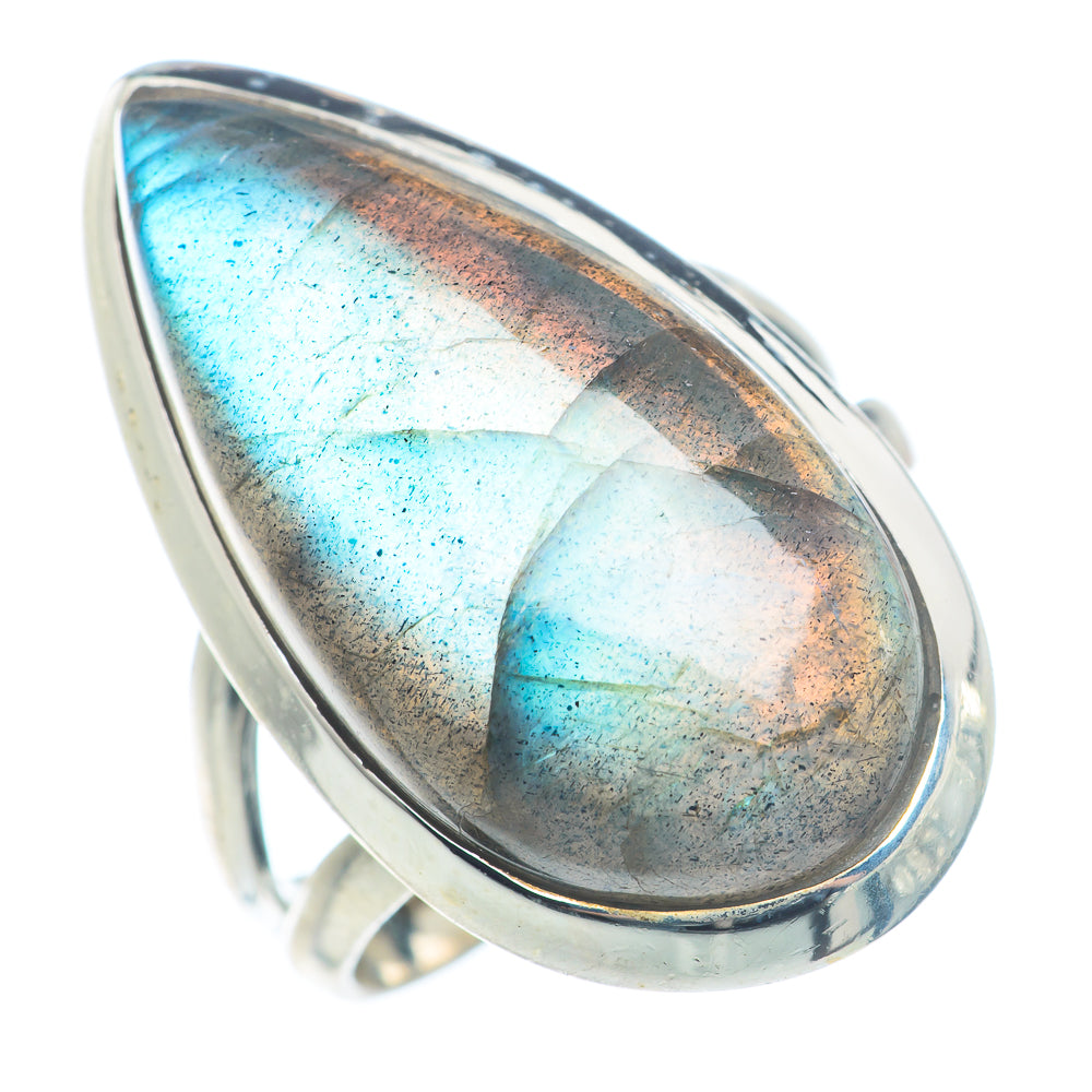Labradorite Rings handcrafted by Ana Silver Co - RING72559