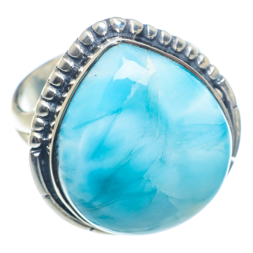 Larimar Rings handcrafted by Ana Silver Co - RING72560