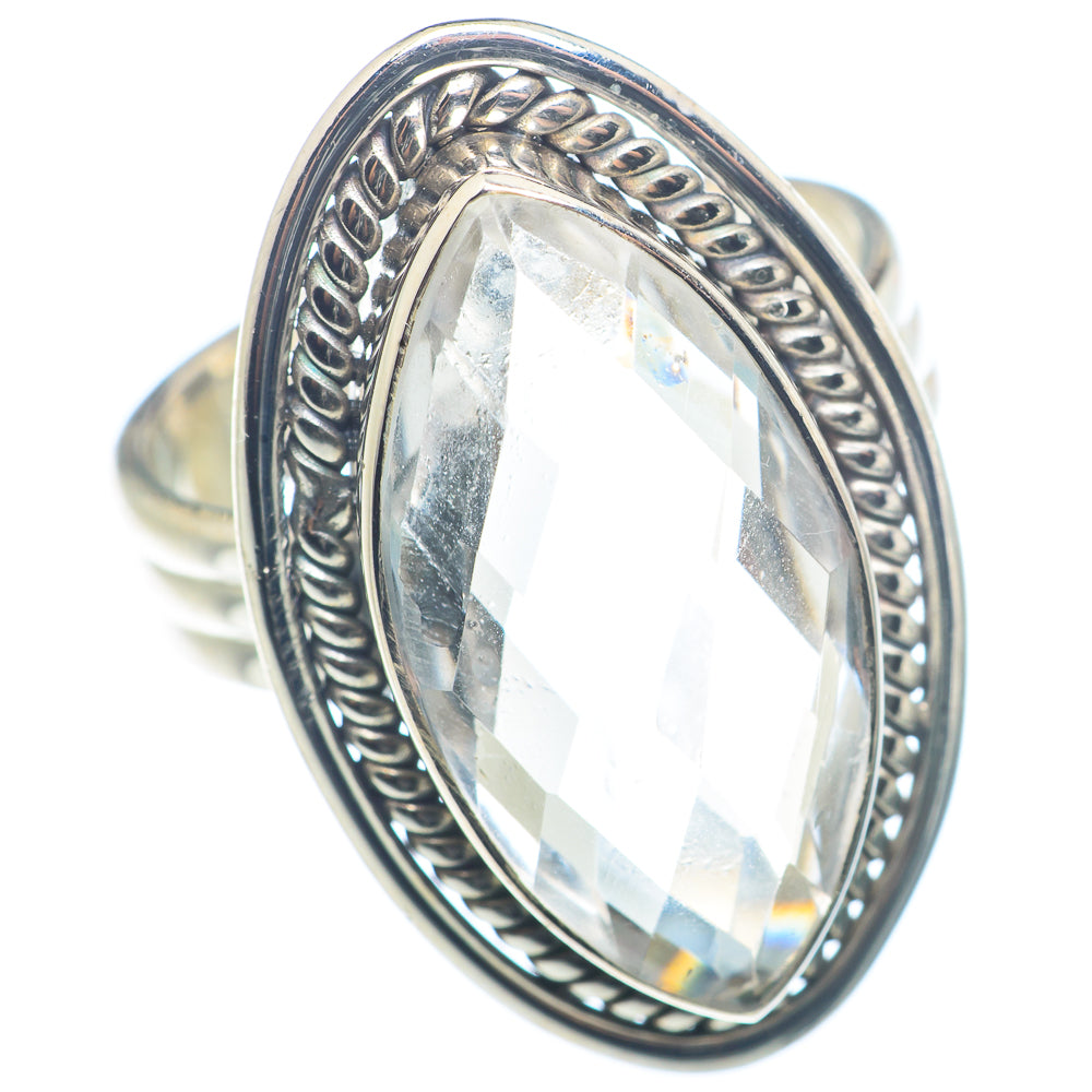 White Quartz Rings handcrafted by Ana Silver Co - RING72590