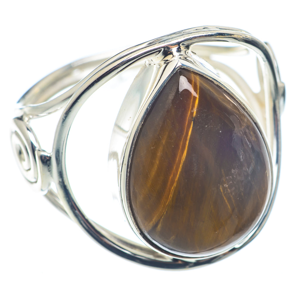 Tiger Eye Rings handcrafted by Ana Silver Co - RING72609