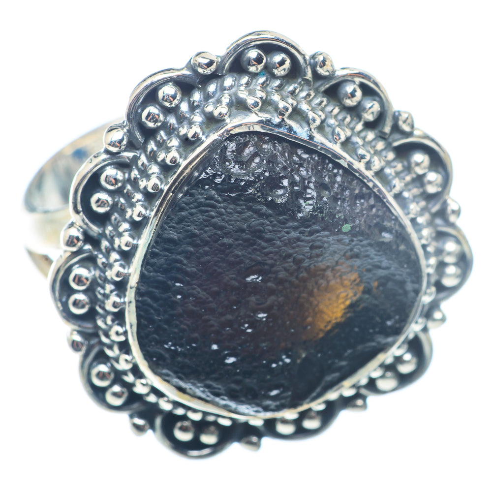 Tektite Rings handcrafted by Ana Silver Co - RING72622