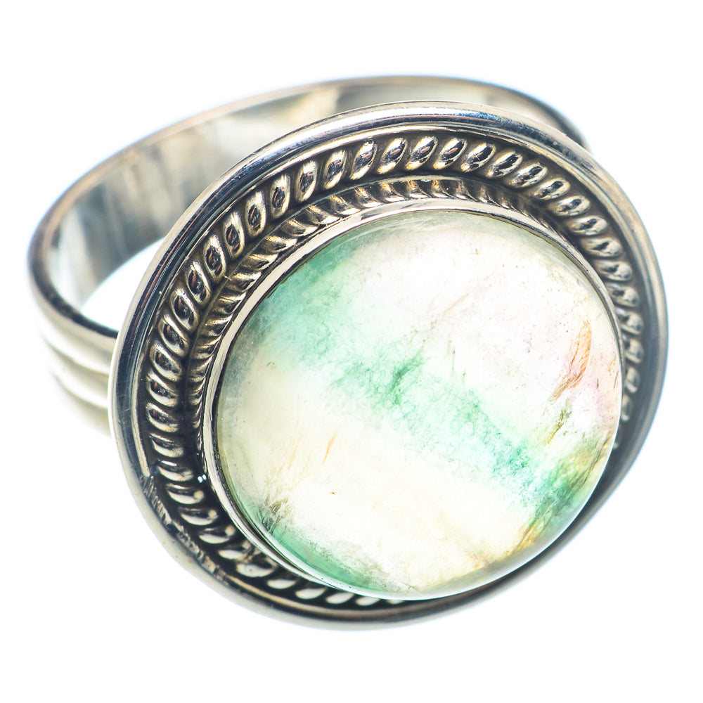 Green Fluorite Rings handcrafted by Ana Silver Co - RING72631 - Photo 2