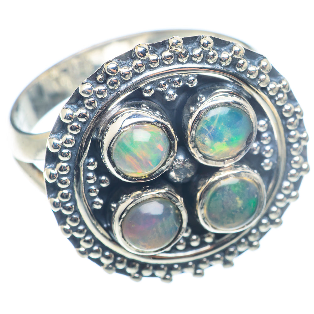 Ethiopian Opal Rings handcrafted by Ana Silver Co - RING72633