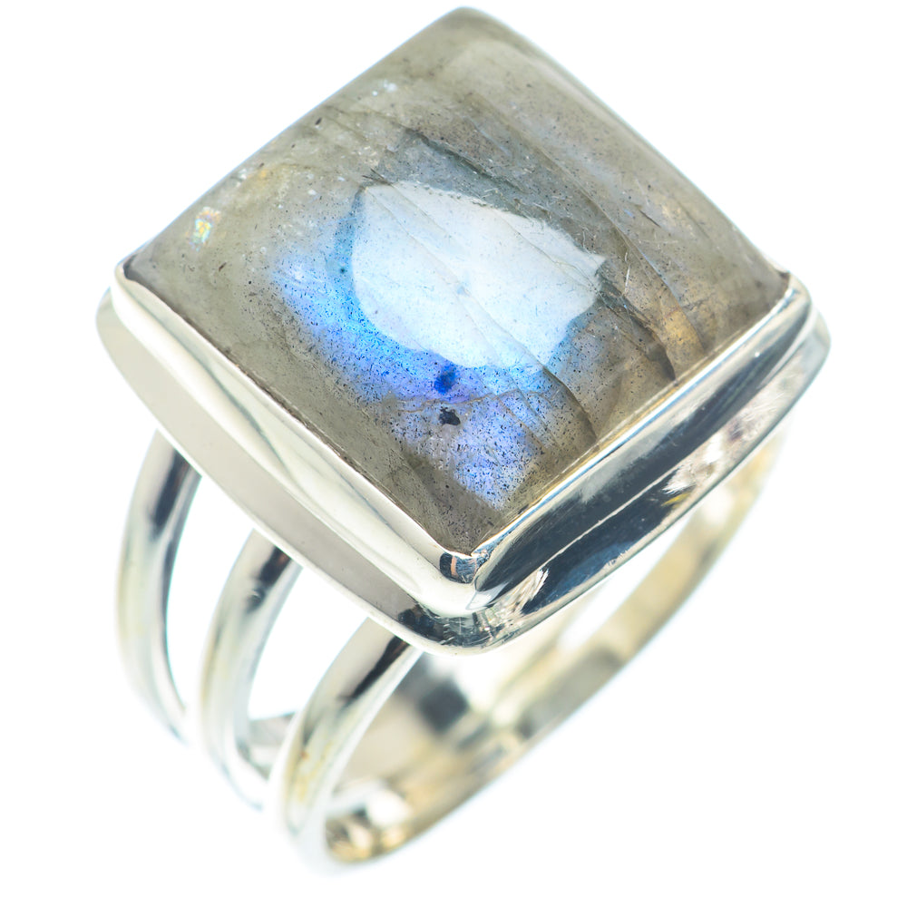 Labradorite Rings handcrafted by Ana Silver Co - RING72676