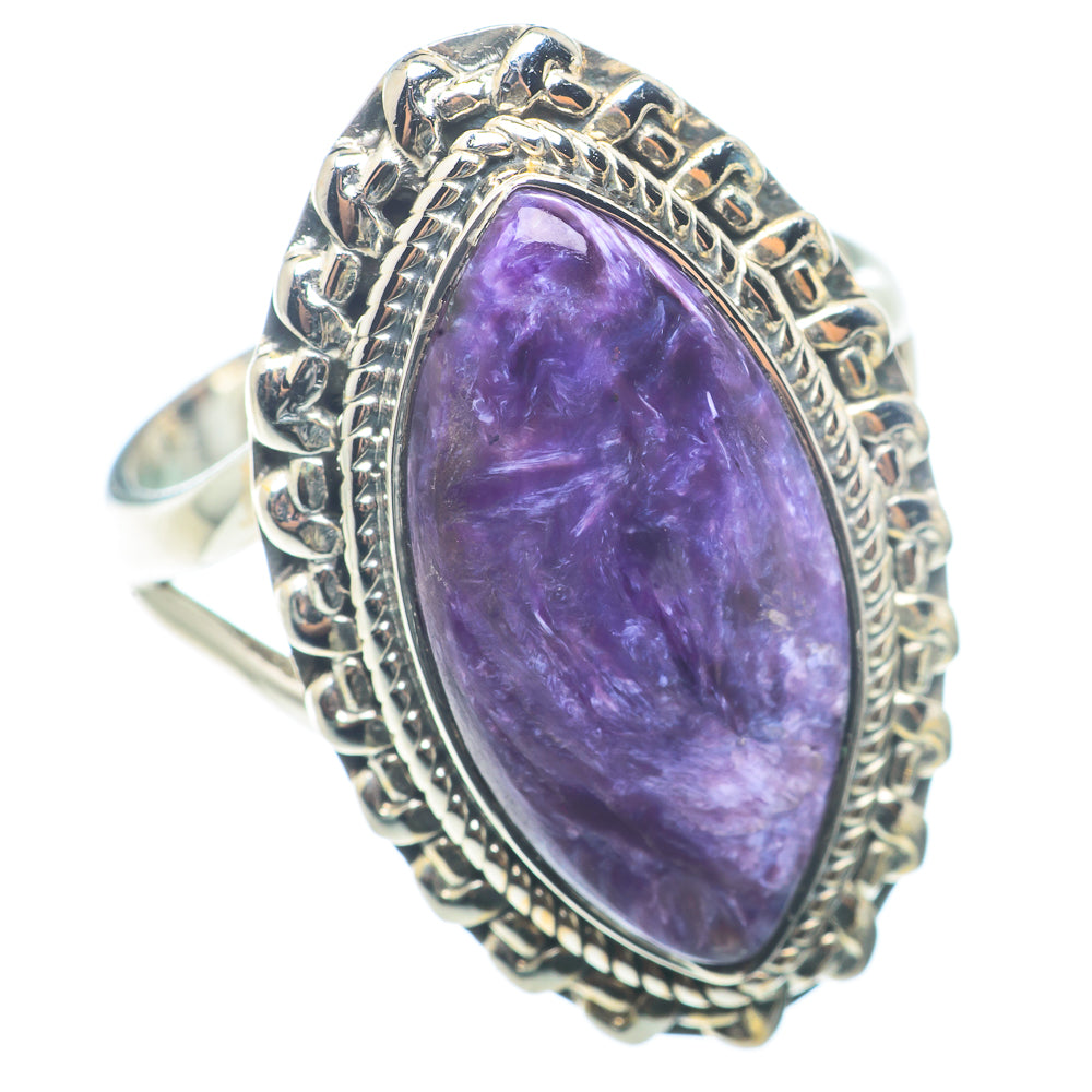 Charoite Rings handcrafted by Ana Silver Co - RING72695