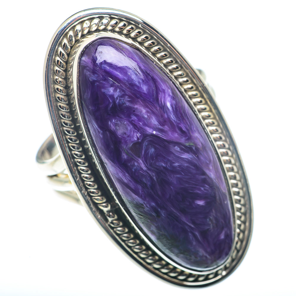 Charoite Rings handcrafted by Ana Silver Co - RING72738