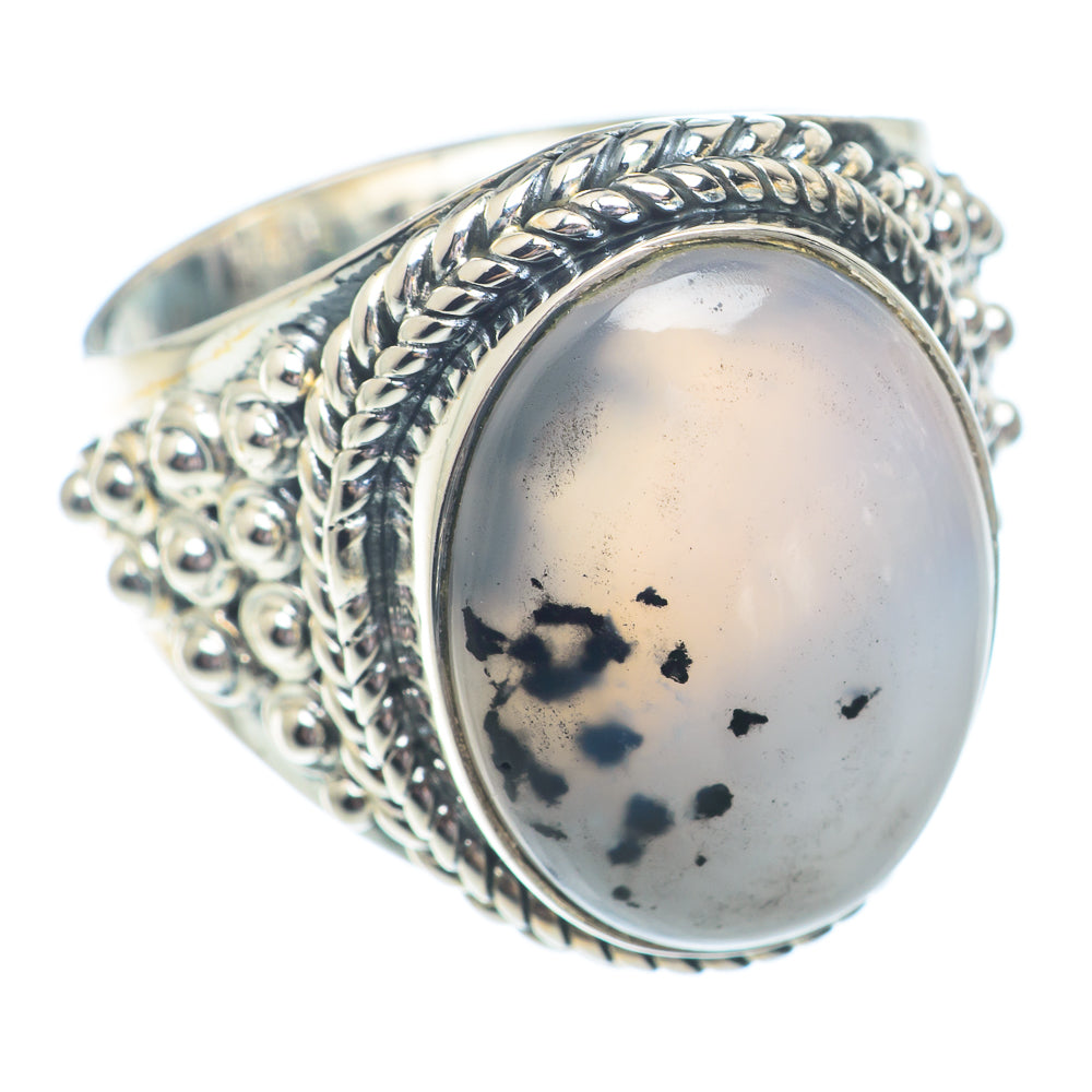 Dendritic Opal Rings handcrafted by Ana Silver Co - RING72837