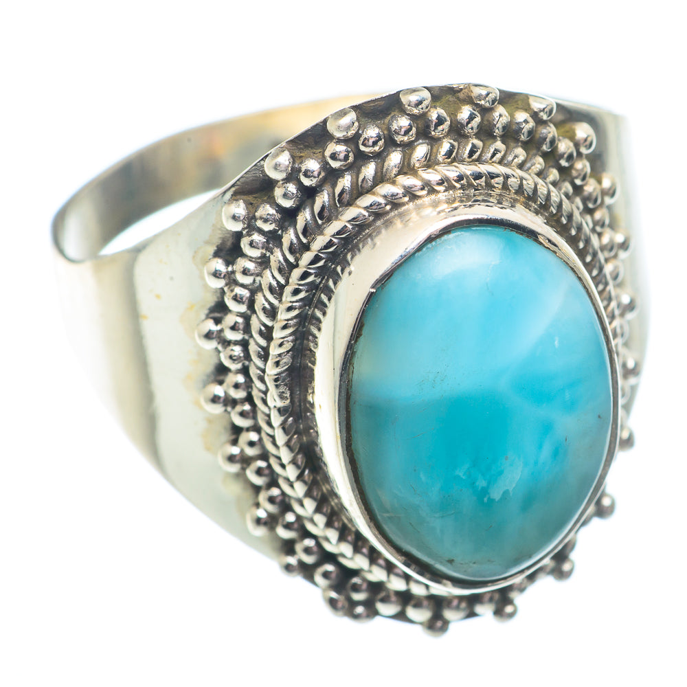 Larimar Rings handcrafted by Ana Silver Co - RING72935
