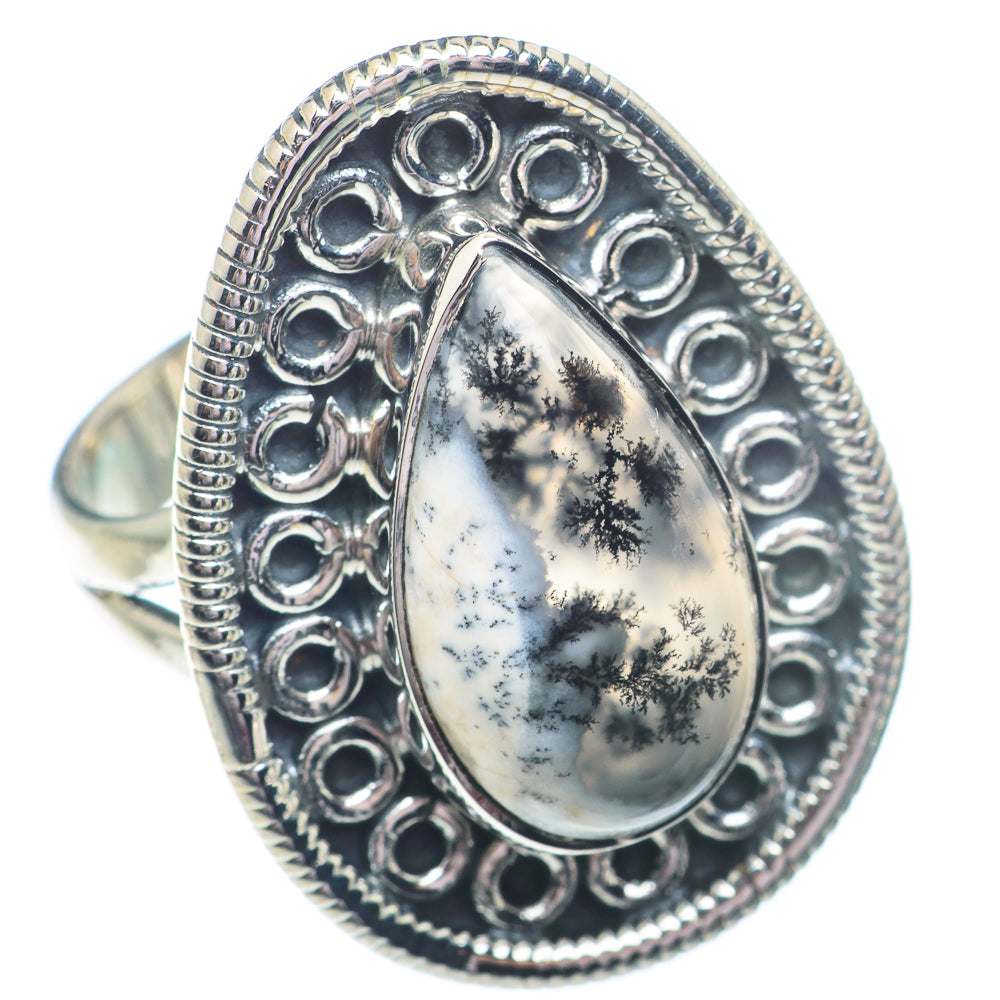 Dendritic Opal Rings handcrafted by Ana Silver Co - RING72960